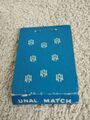  Streichholzheftchen UNAL Match  Zündhölzer  Selten Vintage 