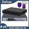 Dahua NVR2108HS-8P-S3 8-Kanäle POE IP Netzwerk Video Recorder Überwachungssystem