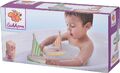 Eichhorn Schwimmende Holzboote Kinder Holzspielzeug Badewanne 11 cm 2 Stück