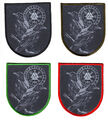 Hugin und Munin Wappen"Aufnäher/Patch" Mythologie/Norden/Viking/Raben/Raven/Odin
