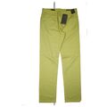 Jean Biani Herren Chino Hose Jeans Slim Fit Premium Cotton 50 W33 L32 Grün NEU