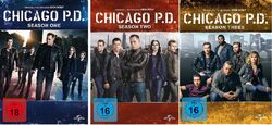 16 DVDs * CHICAGO P.D. - SEASON / STAFFEL 1+2+3 IM SET ~ FSK 18 - PD # NEU OVP +