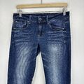 G-STAR Damenjeans W29 L34 blau normal gerade Denim Stretch mittlerer Aufstand Attacc