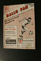 Programmheft "Hallo Fan" Hessen Kassel Hannover 96 1986 Stadionmagazin Ausgabe 4