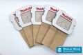 5 Stück Makita Papier Staubbeutel 194746-9 für BO4555 BO4558 BO5041 BO3711 