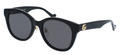 Gucci Damen Sonnenbrille GG1002SK 001 56mm Schwarz Gold Kunststoff Vollrand