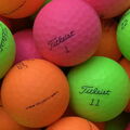50 Titleist Velocity Matt Bunt Golfbälle AAAA Lakeballs Top-Qualität matte