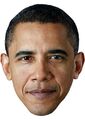 Barack Obama Pappe Gesichtsmaske 