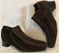 Rieker dunkelbraune Stiefeletten aus Leder Größe 41-42 (473QQ)