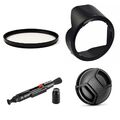 Objektivhaube 52 mm UV Filterkappe Reinigungsstift für Nikon VRII DX 18–55 mm Objektiv D3300