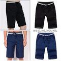 Mens Chino Shorts Casual Baumwolle Fracht Halbe Hosen Sommer Strand Shorts