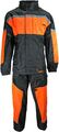 Motorrad Regenkombi Regenhose Regenjacke schwarz neon orange Gr. S-7XL