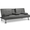 Klappsofa Couch mit Schlaffunktion Bettsofa mit Großer Liegefläche wie Neu