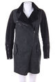 ONLY Faux Leather Coat Two Tone XS black