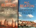 M C Beaton 'Death of a Witch' and 'Death of a Village' Paperbacks