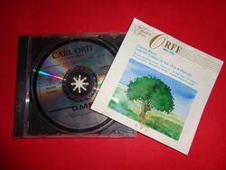 Carl Orff  CD Album  Carmina Burana  Golden Maters Series