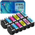 378XL Druckerpatronen für Epson Expression Photo XP-8500 XP-8505 XP-8605 XP-8700