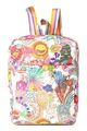 Oilily Bobby Backpack Doodle Summer Rucksack Rucksack Multicolor bunt Neu