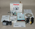 Pentax Optio S45 Digitalkamera + Zubehörpaket 2 GB SD-Karte Hama Akku Ladegerät