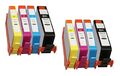 8 x Tintenpatronen für Lexmark Pro205 Pro705 Pro901 Pro905 / Nr. 100 100XL
