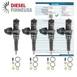 4 x VW Passat 3BG 1,9TDI Pumpe Düse Element 038130073AJ Bosch 0414720037 Golf A3