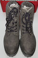 s.Oliver Warm gefütterte Schnürstiefeletten Winter Boots Grau Gr. 39