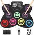 Digital Electronic Roll-Up 9 Drum-Pads Kinderschlagzeug Schlagzeug Drum Set dhl