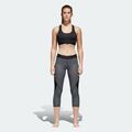 Adidas Alphaskin Sport 3/4 Leggings dunkelgrau Größe 6 XS Basisschicht enger Lauf #1