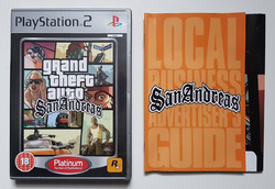 Grand Theft Auto: San Andreas Platinum (Sony PlayStation 2, 2004 mit Handbuch + Karte)