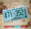 USA Nummernschild/Kennzeichen/license plate * New Hampshire Live free or die *