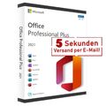 MS Office 2021 Professional Plus Vollversion Key Sofort Email Versand Neu