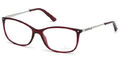 SWAROVSKI glänzende Bordeaux GLEN Brille SK 5179 069 Gestell Brille Größe 54