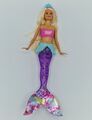 Barbie Puppe Dreamtopia Glitzerlicht Meerjungfrau Flosse Glitzer Licht Spielzeug