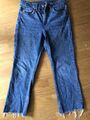 H&M Damen Flare High Waist Cropped Length Jeans Gr. 38 Top Zustand!