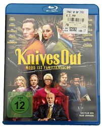 Knives Out Mord ist Familiensache BluRay Zustand sehr gut Film DVD Rian Johnson