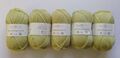 5 Knäuel Rowan Pure Wool Superwash dk Farbe 115 lemongrass 250g