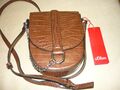 s.Oliver Crossover Bag Umhängetasche Tasche Cognac Braun Neu