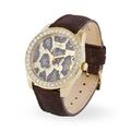 GUESS Animal W0056L2 Damenuhr Gold Kristalle