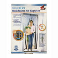 Magic Klick Moskitonetz Fliegengitter mit Magneten 90x210 ohne Bohren/Schrauben