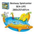 Bestway Planschbecken Spiel Center 280x257x87cm Sea-Life Kinder Pool Badespaß
