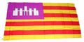 Fahne / Flagge Spanien - Balearen 90 x 150 cm