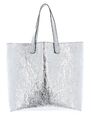 abro Leather Quantiko Shopper 48 Hours Shopper Silver silberfarben