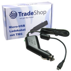 Ladekabel für Tomtom 4UUC23 mit TMC (Stauumfahrung) für TomTom Navis (Micro USB)
