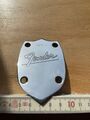 Fender Malibu Halsplatte Vintage Acoustic Guitar Neck Plate 60er Rarität