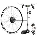 E bike Umbausatz mit Akku, Hinterrad 28 Zoll 27,5" 26" 36V Kit Komplettumbausatz