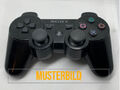 PS3 Playstation 3 Original 3 DUALSHOCK Sixaxis Wireless Controller Schwarz -- B1