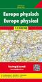 Europa 1 : 3 500 000. Autokarte physisch (Land-)Karte Deutsch 2022