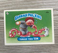 1986 UK Garbage Pail Kinder 2. Serie Karte: 48a Zunge gebunden TIM: Erlaubnis zu essen