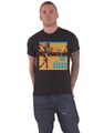 The Clash T Shirt Schwarz Market Band Logo Nue offiziell Herren Schwarz