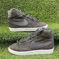 Nike Blazer Mid Vintage Wildleder grau weiß Turnschuhe Größe UK 4 539929-021